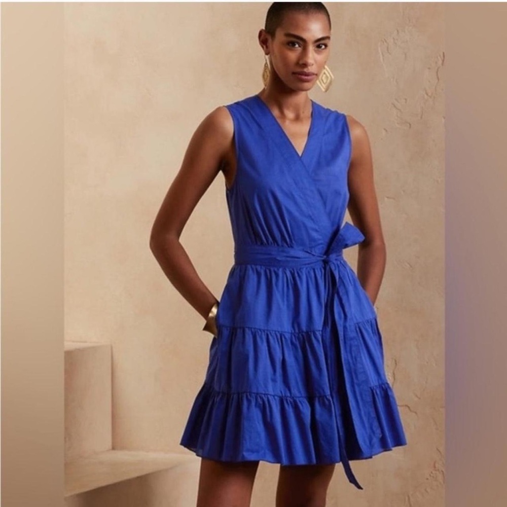 Banana Republic Vibrant Blue Mini Dress